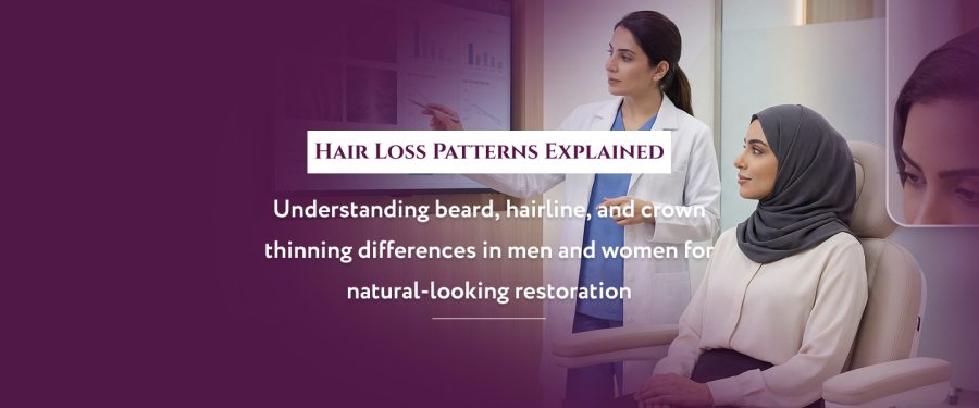 Beard, Hairline, and Crown Thinning: Different Hair Loss Patterns in Men vs Women